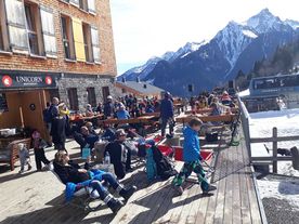 Winter Terrasse