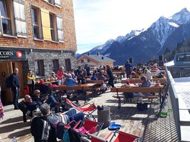 Winter Terrasse