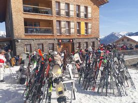 Winter Terrasse Apres Ski